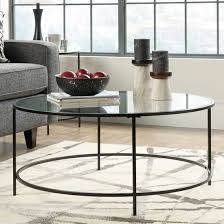 Hampstead Park Round Glass Coffee Table