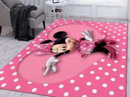 minnie mouse disney rug custom size