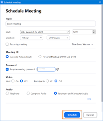 zoom meeting invitations