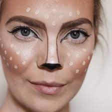 halloween deer makeup stylegawker