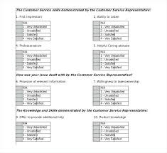 Customer Service Survey Template Free Satisfaction Excel