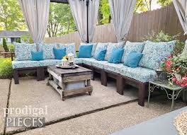 diy patio sectional sofa for large or