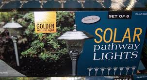 Photo Solar Gardens Lights At Costco