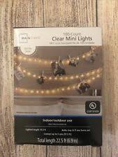 mainstays 100 ct clear mini lights for