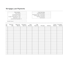 Mortgage Amortization Excel Spreadsheet Loan Calculator Home Payment