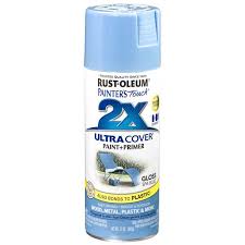 12 Oz 2x Gloss Spa Blue Spray Paint