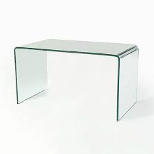 Buy Glass Vogue Curved Bent Glass Desk