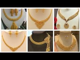 new beautiful dubai gold necklace set