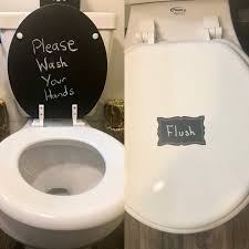 Chalkd Up Chalkboard Toilet Seat Toilet