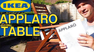 Ikea Applaro Garden Table And Chairs
