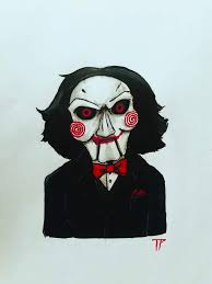 billy the puppet saw horror hand