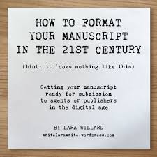 Manuscript Format Template Free Download Lara Willard