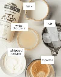 easiest starbucks iced white chocolate