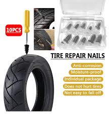 10pcs vacuum tyre repair nail kit