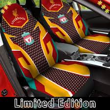 Liverpool Fc Yellow Red Car Seat Covers