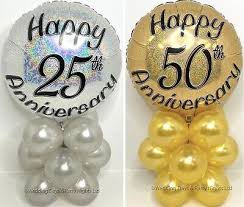 25th or 50th wedding anniversary foil