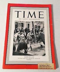 Vintage Time Magazine June 3 1940 Back Issue Maxime Weygand WWII Era Weekly  News | eBay
