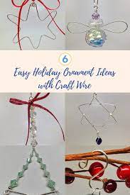 holiday ornament ideas with craft wire