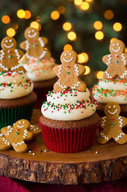 gingerbread cupcakes with cream cheese
