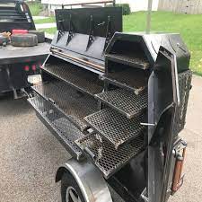 trailers built in for pit bbq