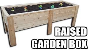 to build a massive raised garden box
