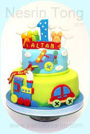 Little Boy First Birthday Cake Designs For Baby Boy Car Cake Write  gambar png