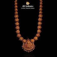 22k gold temple jewellery designs jd