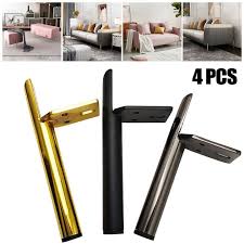 4pcs Legs For Furniture Metal Table Bed