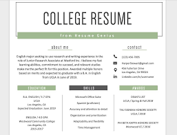 Luckily, our college student resume sample and writing tips below will help you graduate beyond the world of mediocre resumes and land the job of your dreams. Sample First Year College Student Resume For With Job Experience Hudsonradc