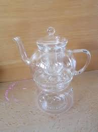 new pyrex teapot with candle warmer