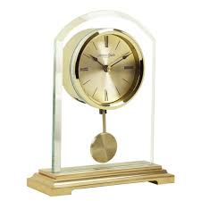 Gold Arch Pendulum Mantel Clock Edmonds