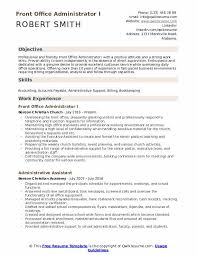 Start your resume with a professionally designed template and cover letter and customize it to your talents. Front Office Administrator Resume Samples Qwikresume