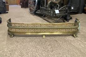 Brass Fireplace Fender Wells Reclamation