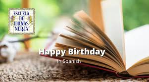 say happy birthday in spanish