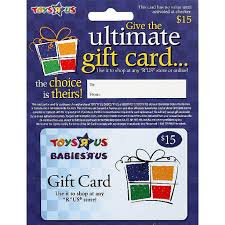toys r us gift card 15 gift cards