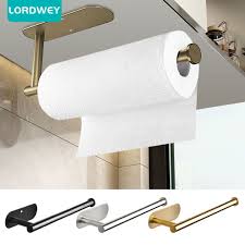 Lordwey Punch Free Paper Towel Holder