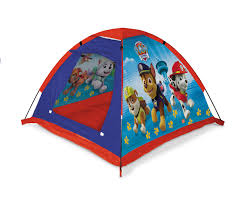 Детска палатка за малки и големи малчугани със завеси. Palatka Za Igra Pes Patrul 120h120h87sm Komsed