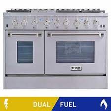 Thor kitchen is a new appliance company and to say they have made a splash in the appliance. Thor Kitchen 48 In Dual Fuel Range With 6 Burners Kitchen Dual Fuel Ranges Kitchen Appliances