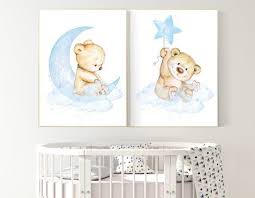 nursery wall art bear nursery decor