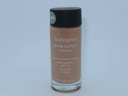 neutrogena shine control makeup review
