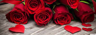 Valentine's day - red roses bouquet and ...