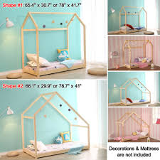 Kids Floor Bed Tent Bedroom Furniture