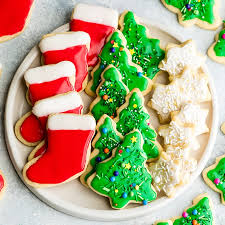 These holiday sugar cookies sparkle like winter snow! Best Cut Out Sugar Cookie Recipe Joyfoodsunshine