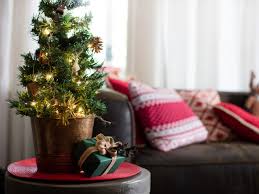diy tabletop christmas tree decorating