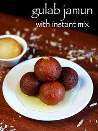 instant gulab jamun with ready mix recipe