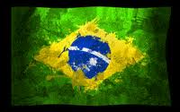 The brazilian flag is green with a large yellow diamong in the middle. Brazil Flag Gifs Get The Best Gif On Giphy