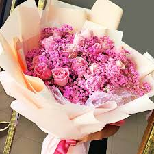 18 maria pink roses with pink baby s