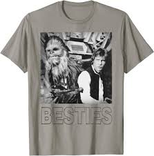 We did not find results for: Star Wars Han Solo Chewbacca Besties Graphic T Shirt Amazon De Bekleidung