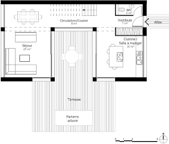 plan maison en u 120 m² ooreka