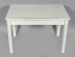 Lot White Painted Side Table 27 1 2 X
